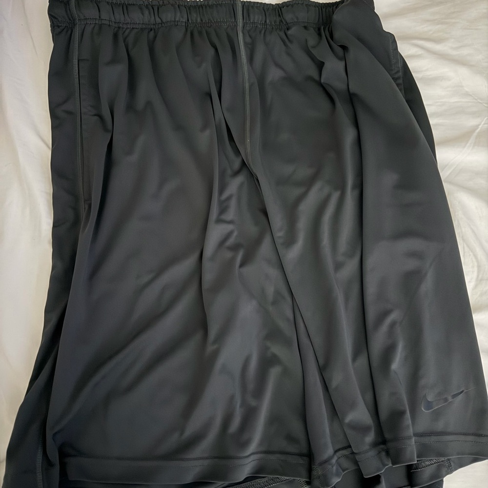 Nike Men’s Black Athletic Shorts with Subtle Logo